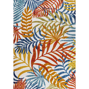 Tropics Palm Leaves Indoor/outdoor Area Rug